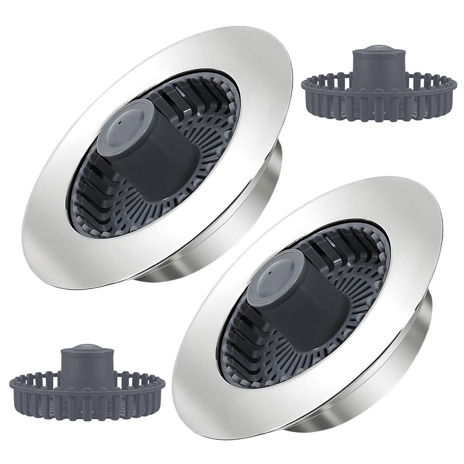 Anti Clogging Drain Filter Sink Plug Wash Basins Drains Stoppers Push Type Bounce Cores Sinks Strainer Basins Plug Filter Stoppers Baths Cover for Tub Hair Catcher