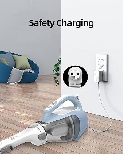Miniatura 7 de Cargador de 23 V para aspiradora de mano Black and Decker N511997 90602523-04 HHVK515JP07 CHV1410L32 HHVK515J00FF Dustbuster Cable de alimentación