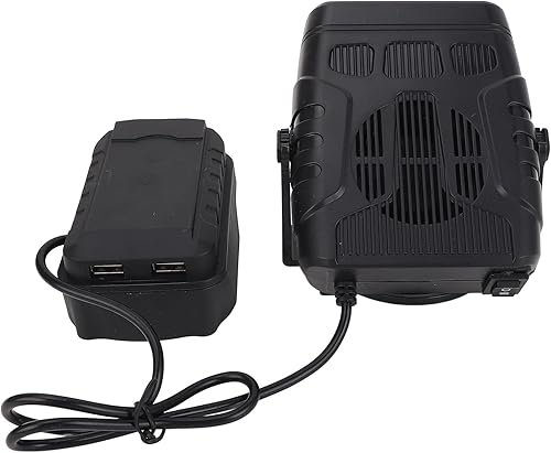 Miniatura 7 de Portable Cordless Space Heater with Dual USB Charging 2 Heat Settings for Office Desk Battery Powered