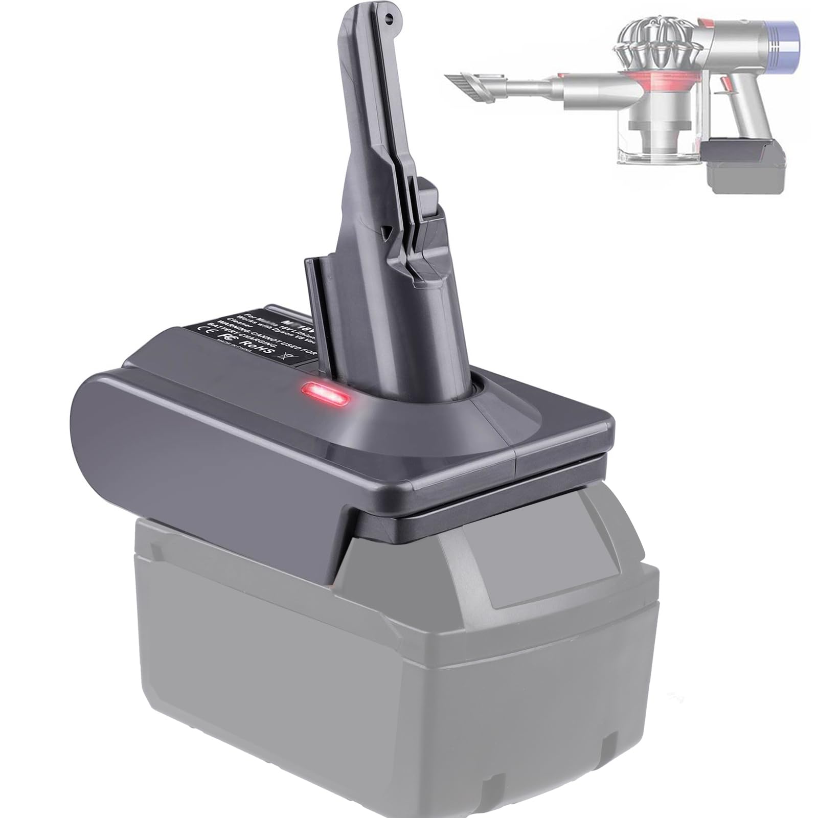 ダイソンv83481 Amazon.com: BTRUI for Dyson V8 Battery Adapter for Milwaukee M18