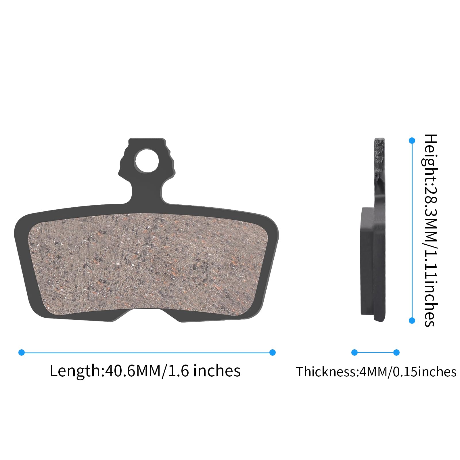 Amazon | 4ピストンMTBバイクブレーキパッド SRAMコード、Code R、Code