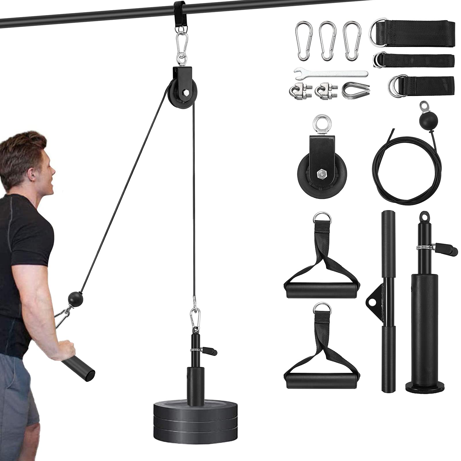 Buy COLFULINE Pulley System Gym, Fitness Pulley System, LAT Pull Down
