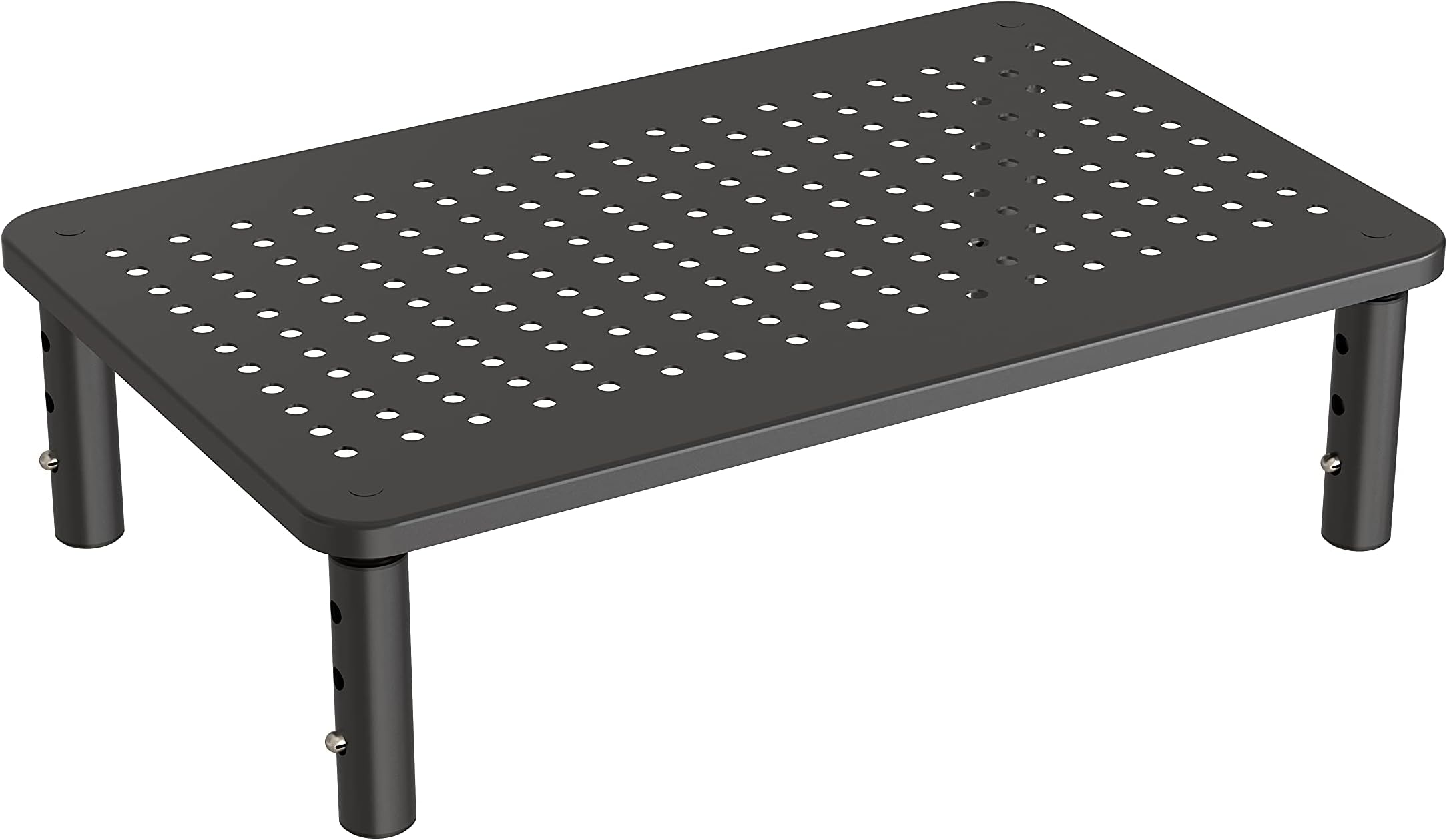 VonHaus Monitor Stand โ Height Adjustable Steel Monitor Stand for PCS, Laptop, Tablets and Monitors โErgonomic Laptop Sand with Ventilation