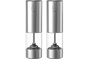 Popwoods Electric Salt and Pepper Grinder Set