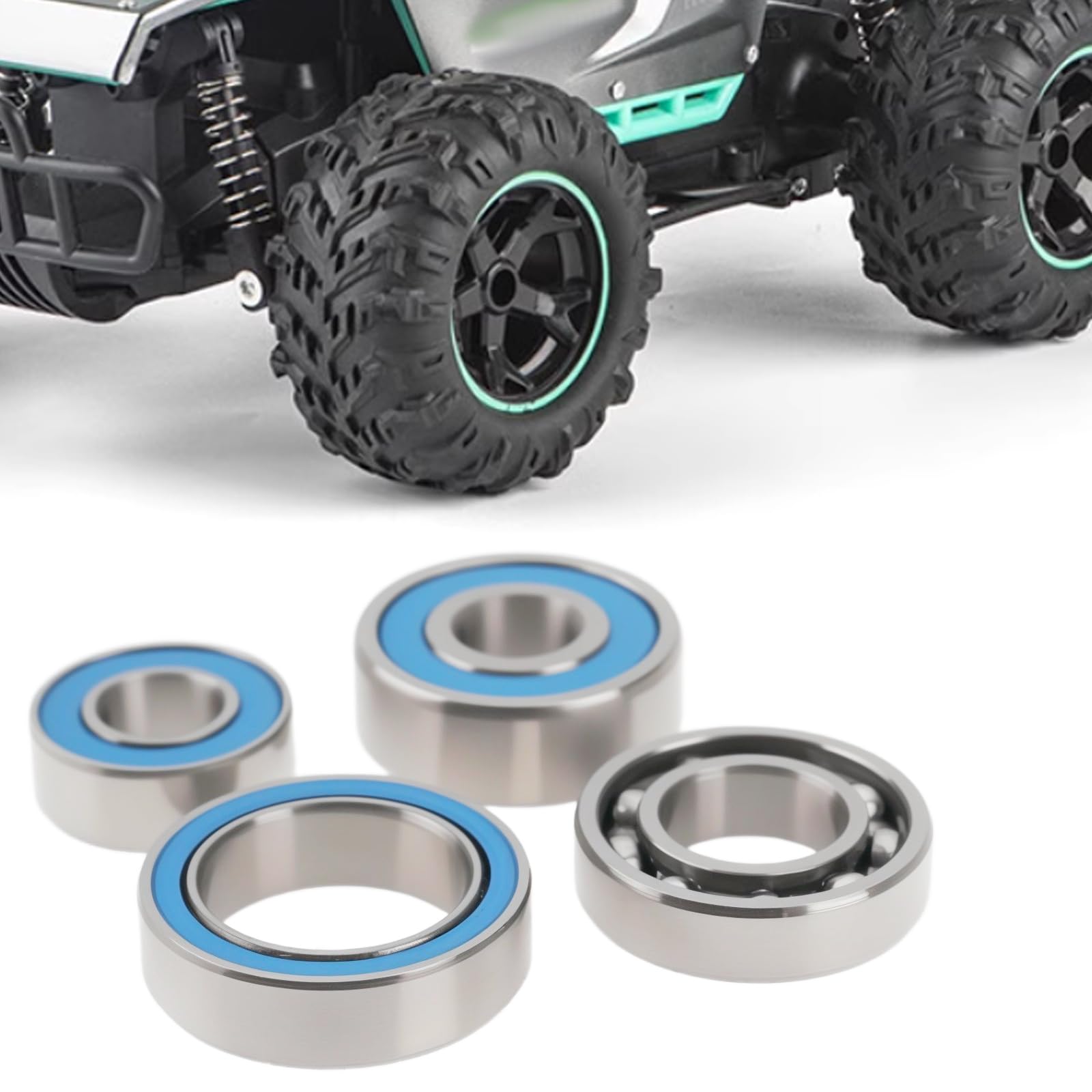 SG Store 16PCS RC Off-Road Car Front and Rear Bearings Kit 5x11x4 mm 7x14x3.5mm Open 5x14x5mm 10x15x4mm Compatible with Axial SCX10.2 SCX10 II Ar44 - Image 3