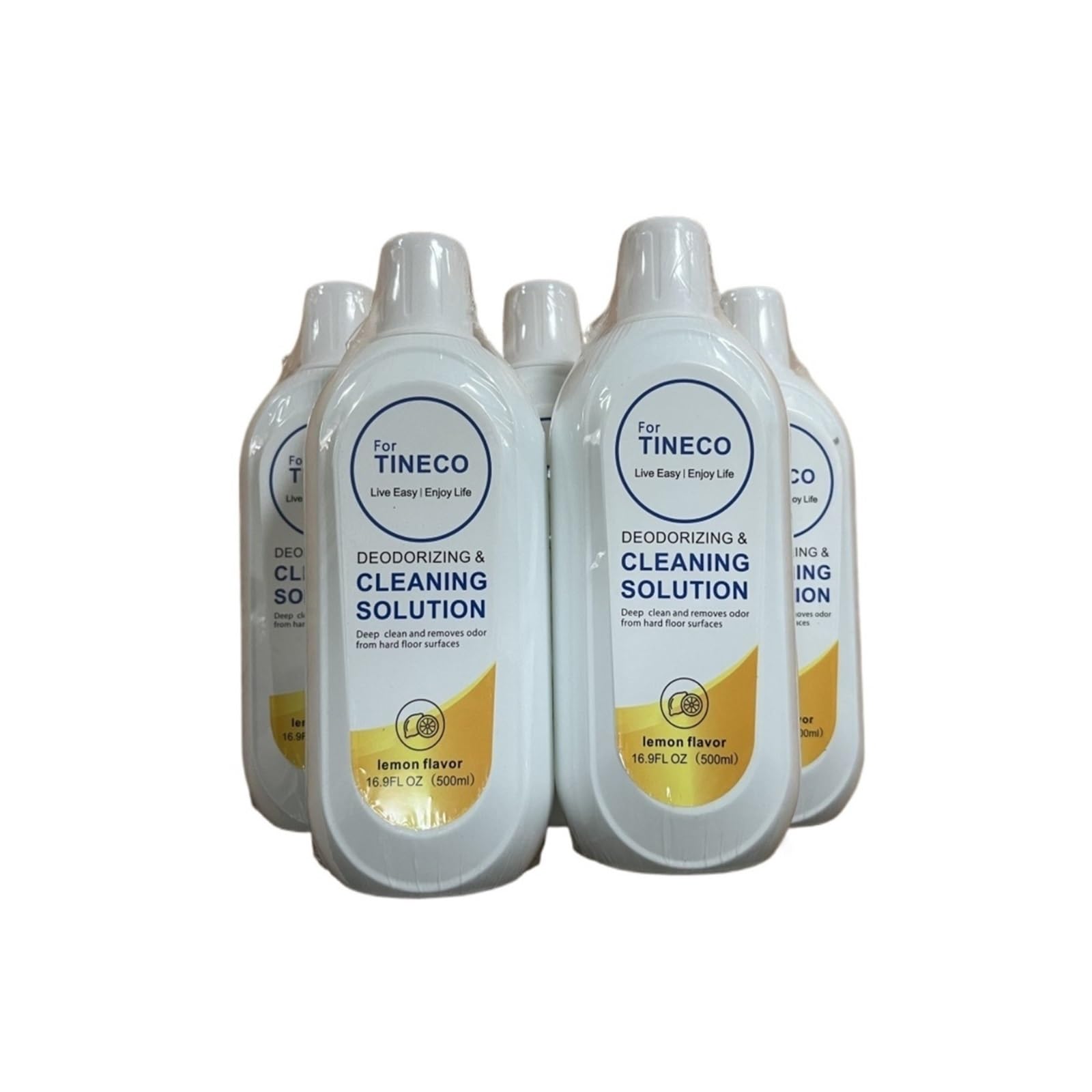 Liquide De Nettoyage De Sol 500 Ml Saveur Citron, Compatible Avec Tineco FLOOR ONE S5/S3/IFLOOR3/IFLOOR2/IFLOOR Les Séries. Pièces De Balayeuse(2pcs)