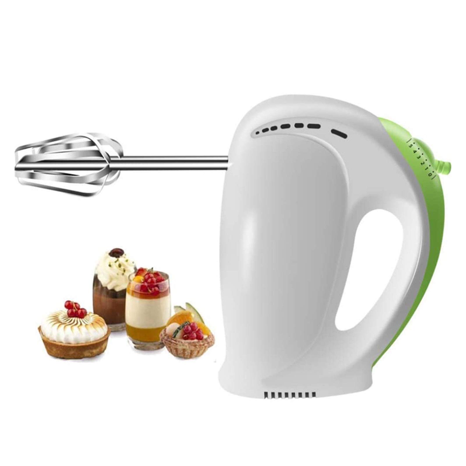 Mezclador de Alimentos de Mano de 5 velocidades 220V Barra de agitación Doble batidor de Crema batidor de Huevos eléctrico Pastel Mezclador de Masa de Pan licuadora