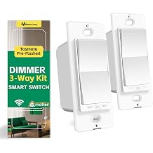 HomeKit Matter 3-Way Smart Dimmer Switch for LED Lights Martin Jerry | Tasmota is pre-flashed with ESP32 chip, 1 master and 1 add-on LED dimmer switch kit
