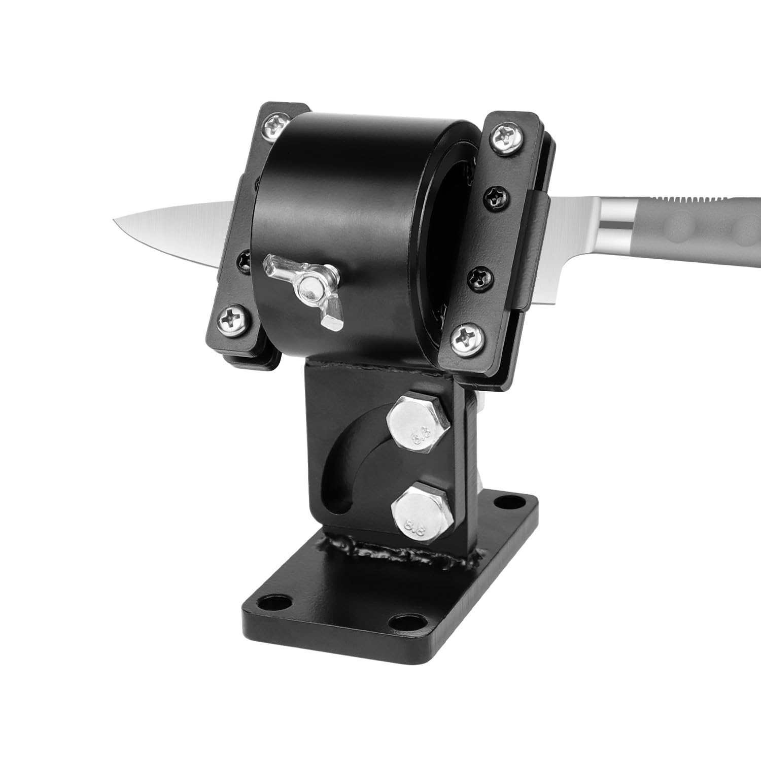 SCOTTCHEN Swivel Knife Making Vise, Knife Vise Tool, Black, 360° Rotation, 1 Pack
