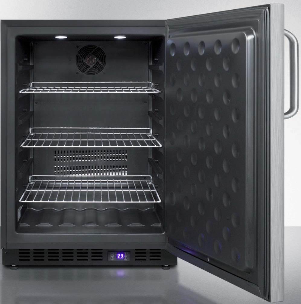 Summit Spff51ossstb Outdoor Undercounter Freezer, Stainless Steel on Fridge.com - View 3