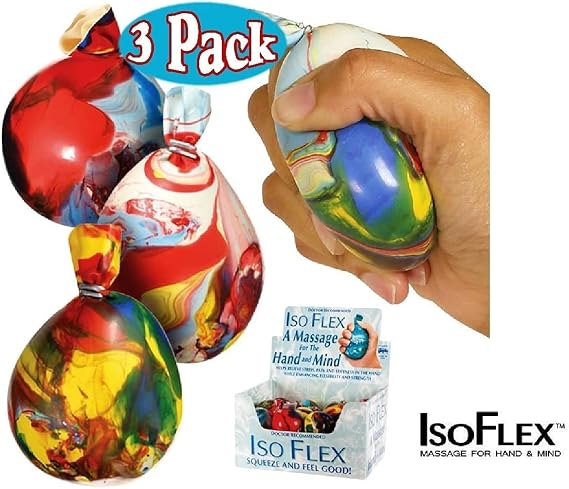 IsoFlex Stress Balls Assorted Bundle - 3 Pack