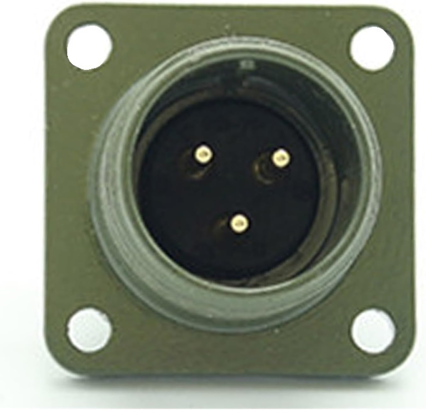 1/5 Sets 2/3 Pin Aviation Wiring Plug Straight Elbow Male Female Connector(Army Green,1 Set)