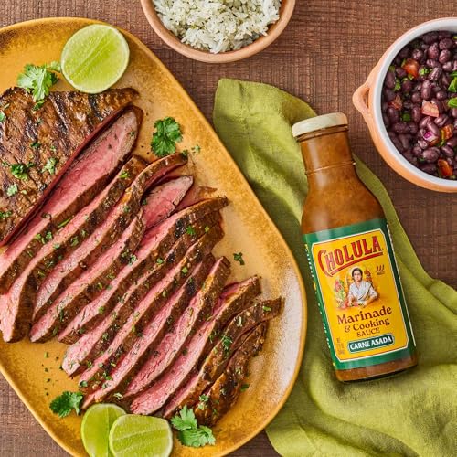 Cholula Marinade & Cooking Sauce, Carne Asada, For Carne Asada Tacos, Taco Salad, Steak Marinade and More, 12 fl oz - Thumbnail 5