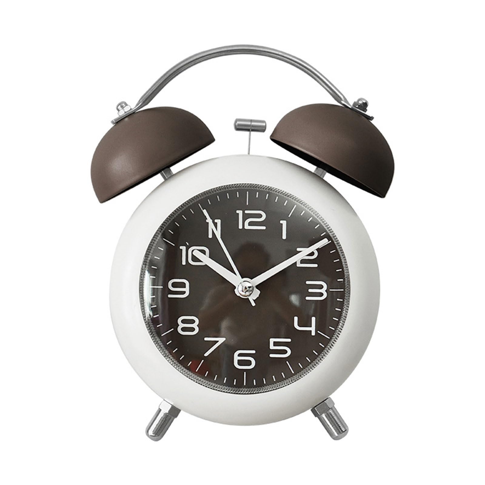 Shntig Light Alarm Clock for Boys Girls Desk Clock Battery Operated Analog Clocks Small Table Clocks for Home Decors Battery Operated Table for Living Room