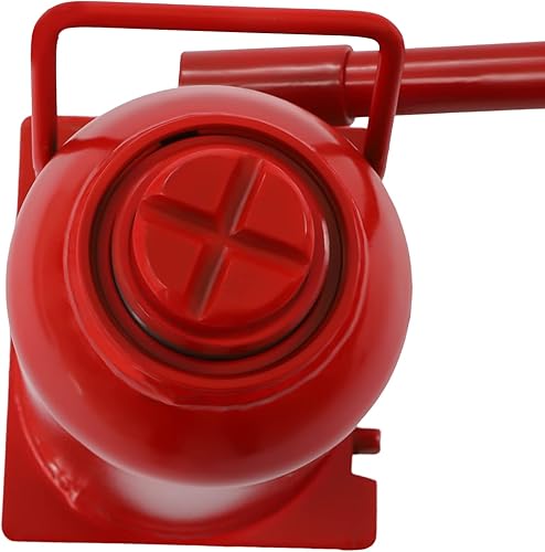 Miniatura 7 de Gato de botella soldado hidráulico de 30 toneladas (66,138 libras) de capacidad para reparación de automóviles y elevación de casa, rojo