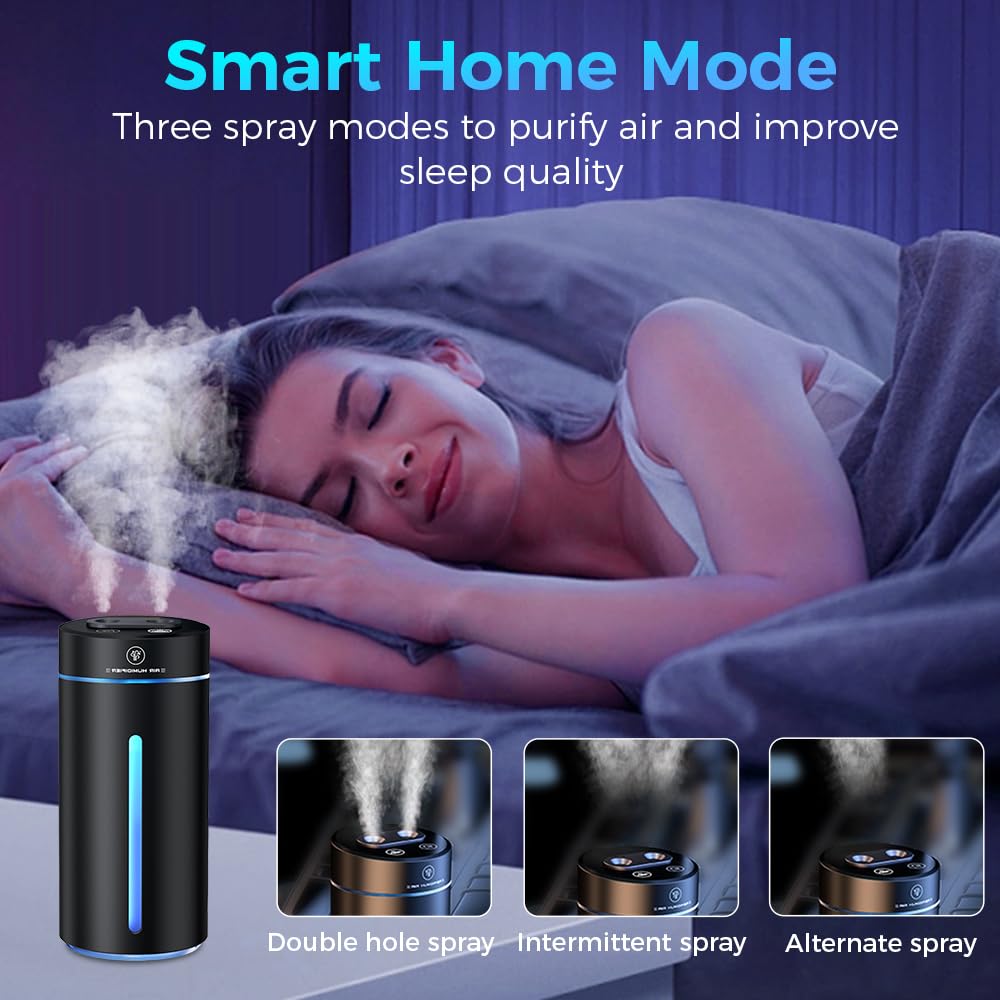 Diffusore deodorante per ambienti 380 ml umidificatore automatico portatile aromaterapia auto ufficio casa