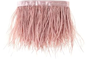 Ostrich Feathers Sewing Fringe Trim Ribbon