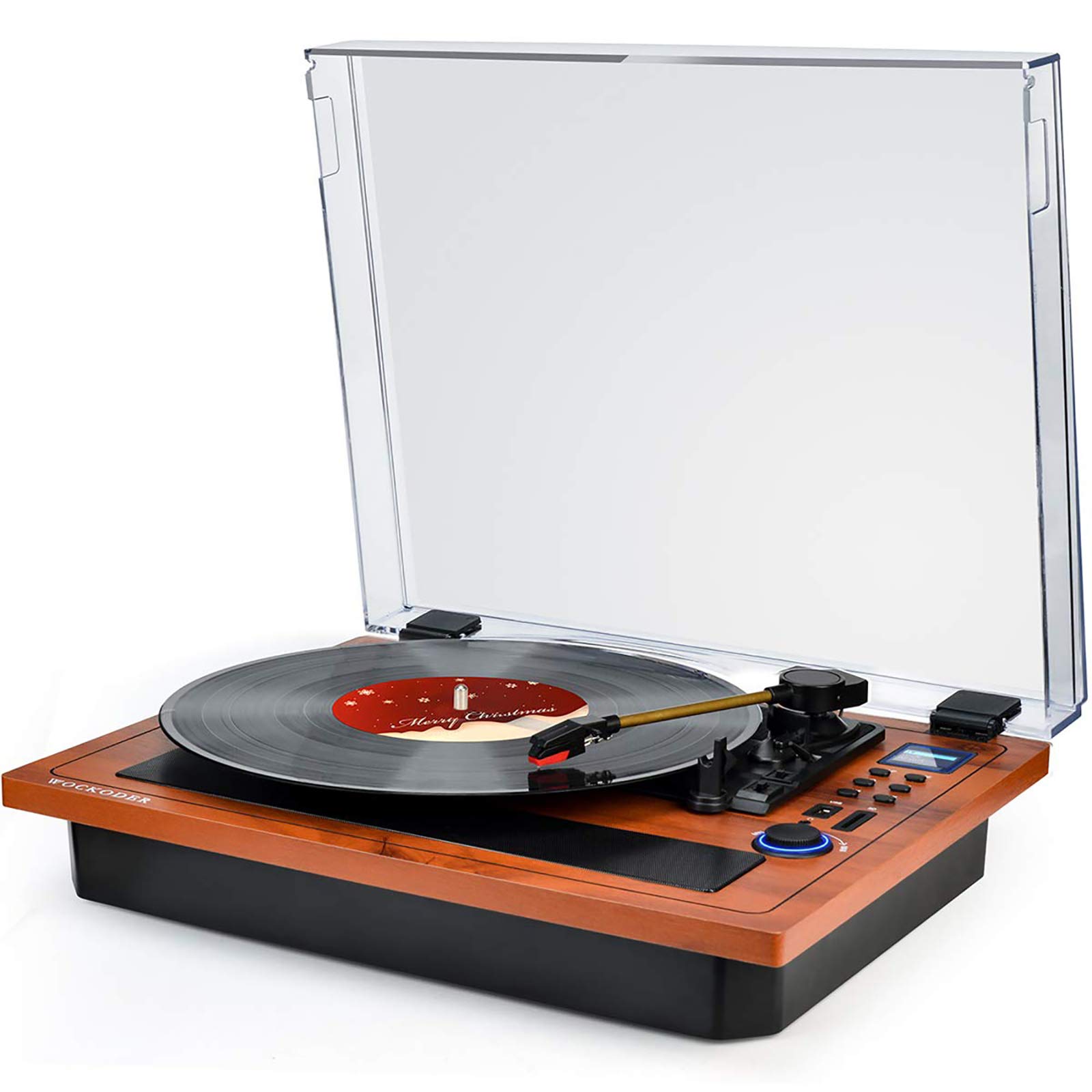 Wockoder turntable/ record player and vinyls bundle