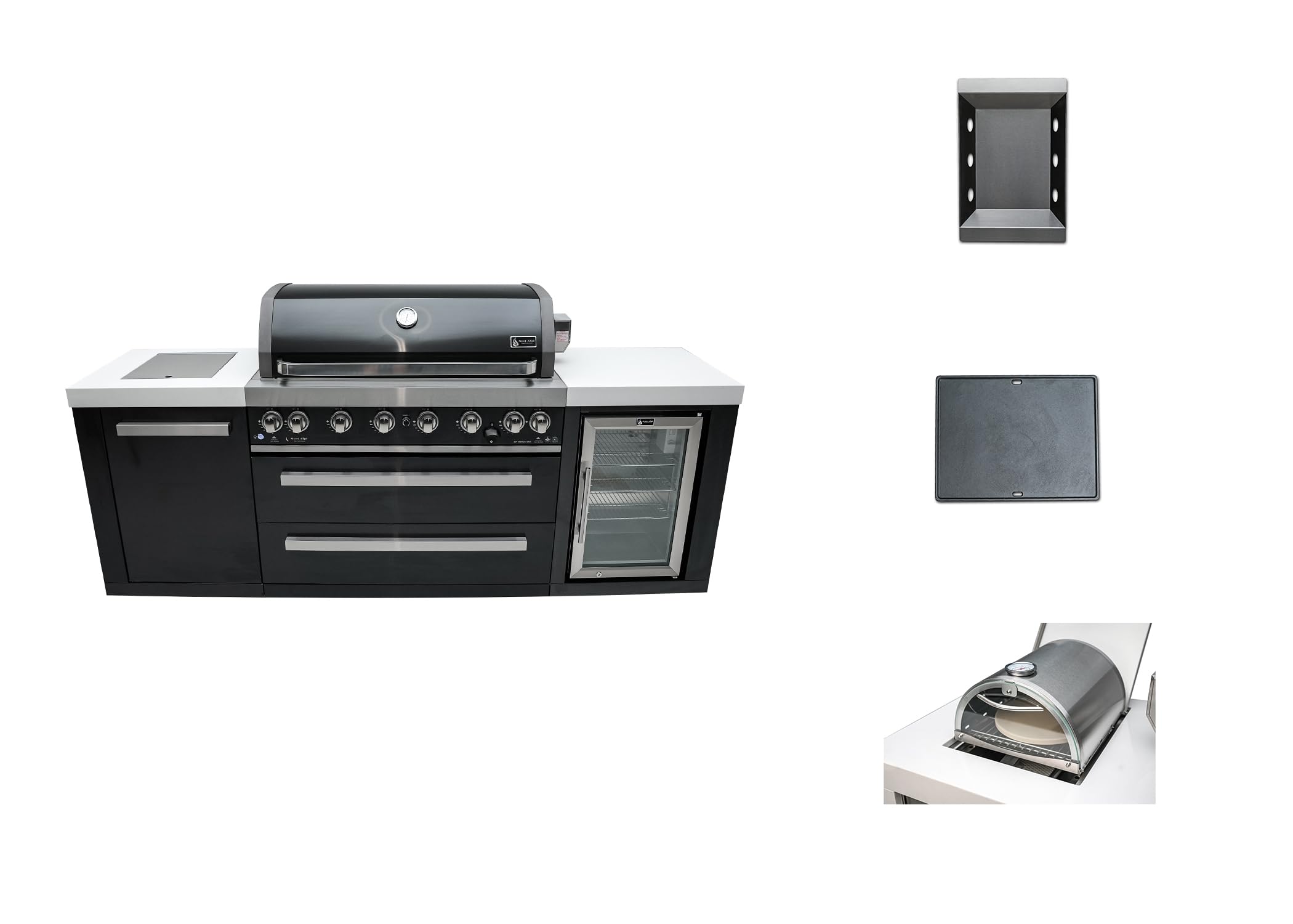 Amazon.com: Mont Alpi MAi805-BSSFC-COMBO 44-Inch 6-Burner 115000