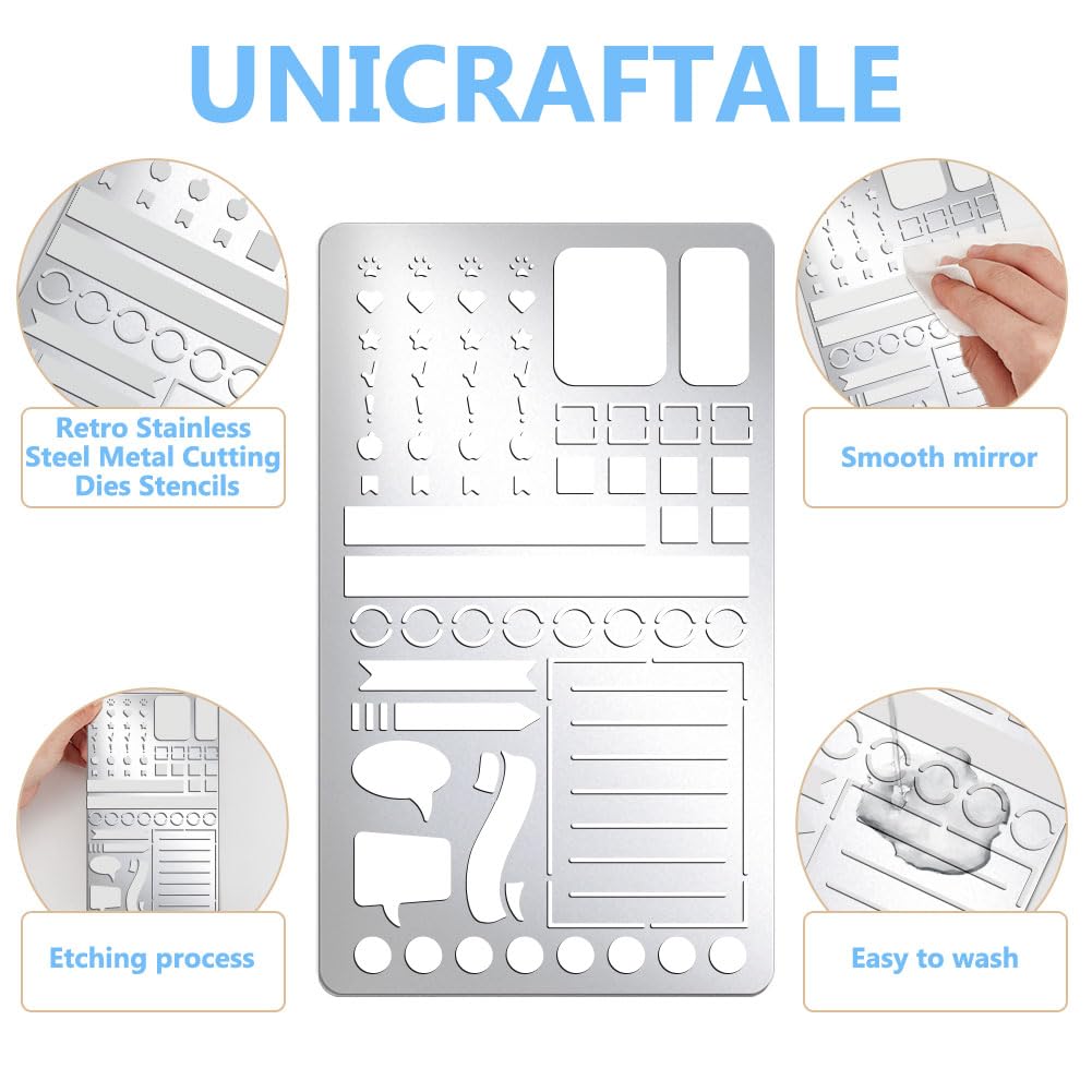 UNICRAFTALE 50 pièces Embouts de Colonne en Acier Inoxydable Extrémités