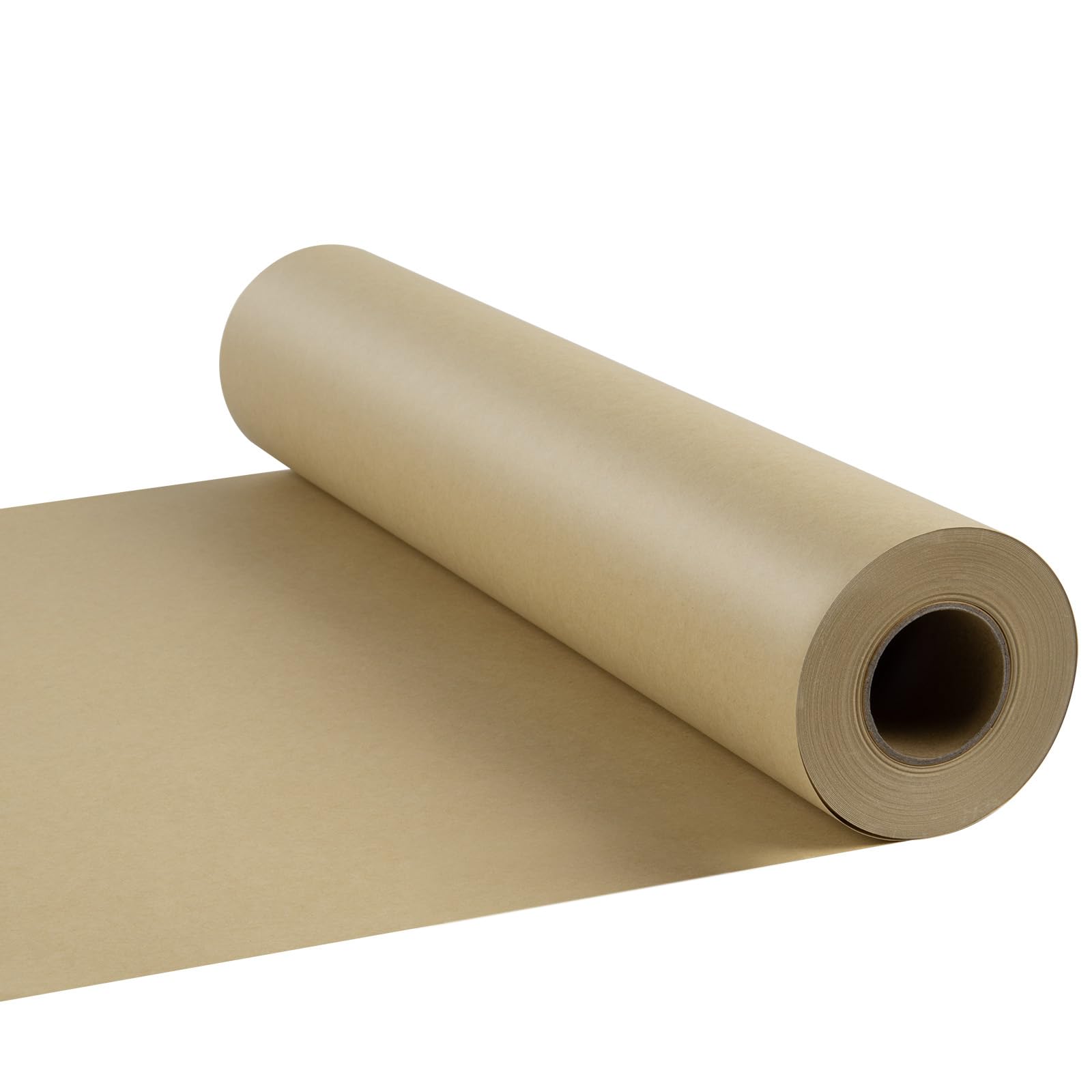 YRYM HT Brown Butcher Paper Roll for Smoker - Natural Food Grade Brown Wrapping Paper for BBQ Briskets, Smoking & Wrapping Meats, 18inch x 2100inch (176 ft) - Unbleached Unwaxed and Uncoated
