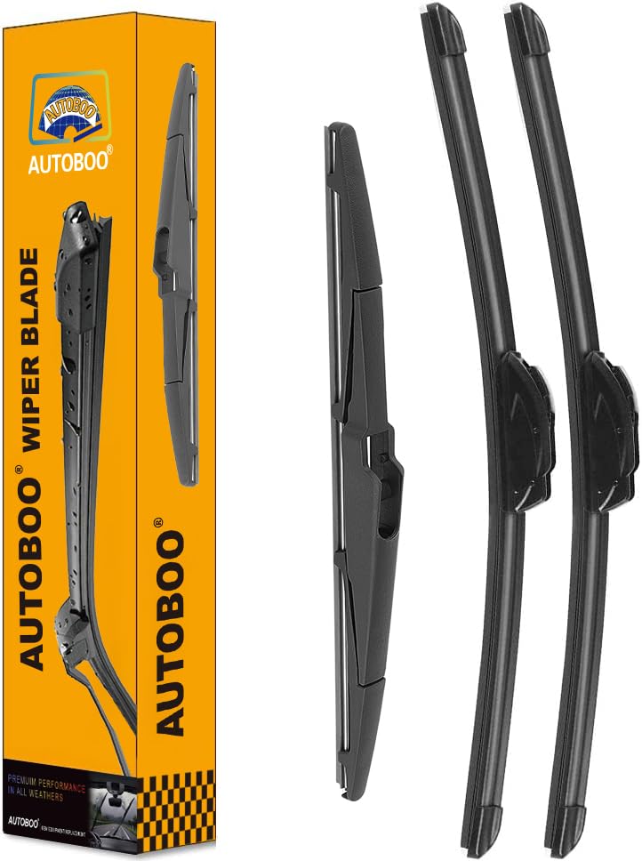 3 Wipers Replacement for Kia Sportage 2017-2022 Hyundai Santa Fe 2019-2023 Kia Sorento 2016-2020 Windshield Wiper Blades with Rear 26"+16"+11inch