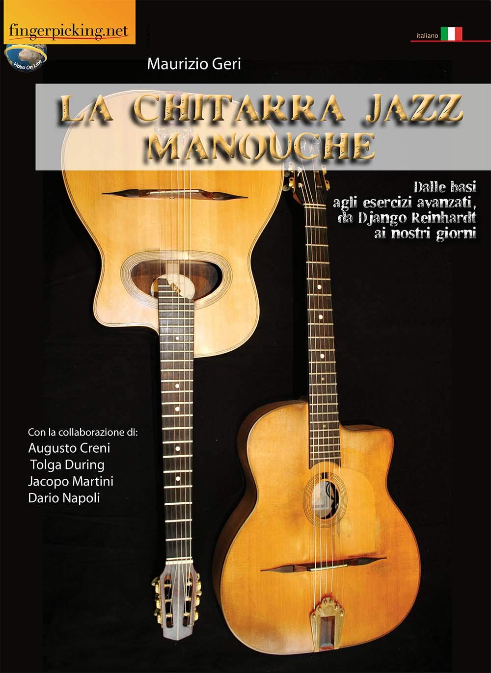 Chitarra Jazz Manouche comment jouer de la guitare acoustique swing avec ce livre en italien
