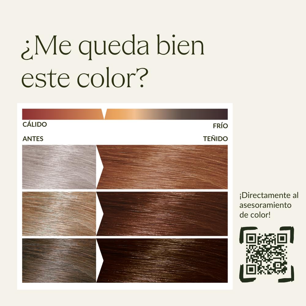 khadi CASTANO MEDIO Tinte vegetal para el cabello - tinte para un color castaño canela vivo y cálido hasta un castaño medio intenso y profundo - 100% vegetal - 100 g — view 4