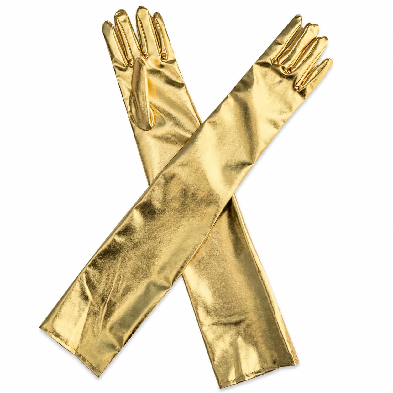 GIVBRO Faux Leather Gloves Long Gloves Elbow Gloves Women Ladies Gloves for Fancy Dress Costume Party Accessory