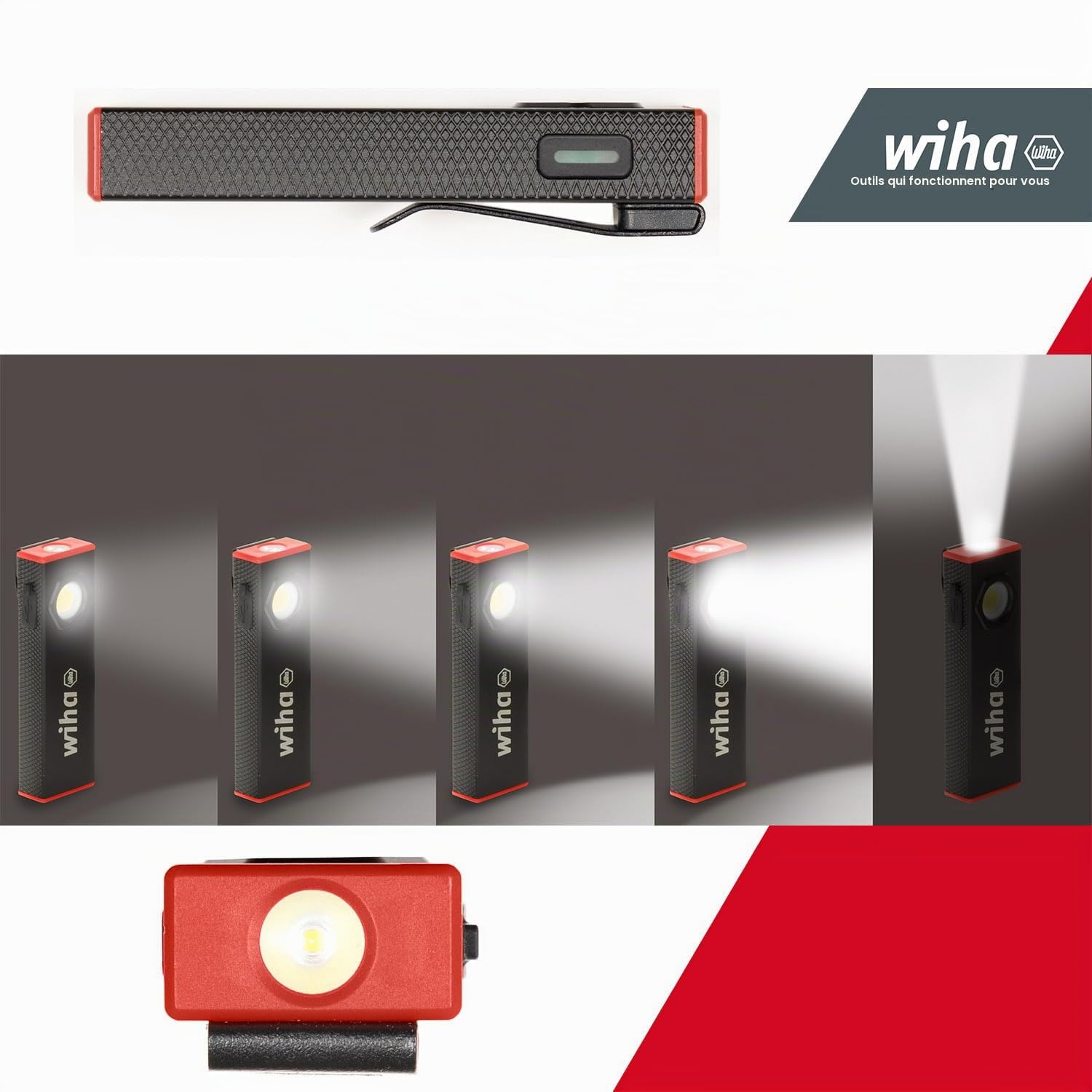 WIHA WERKZEUGE GMBH Lámpara de mano de 800 lm