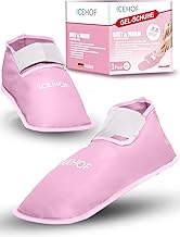 ICEHOF Cooling Footwear + Boots - Soft Fabric - Cooling Socks with Gel for Cold Therapy for Feet, Toes, Chemotherapy Therapy, Rheumatism, Socks