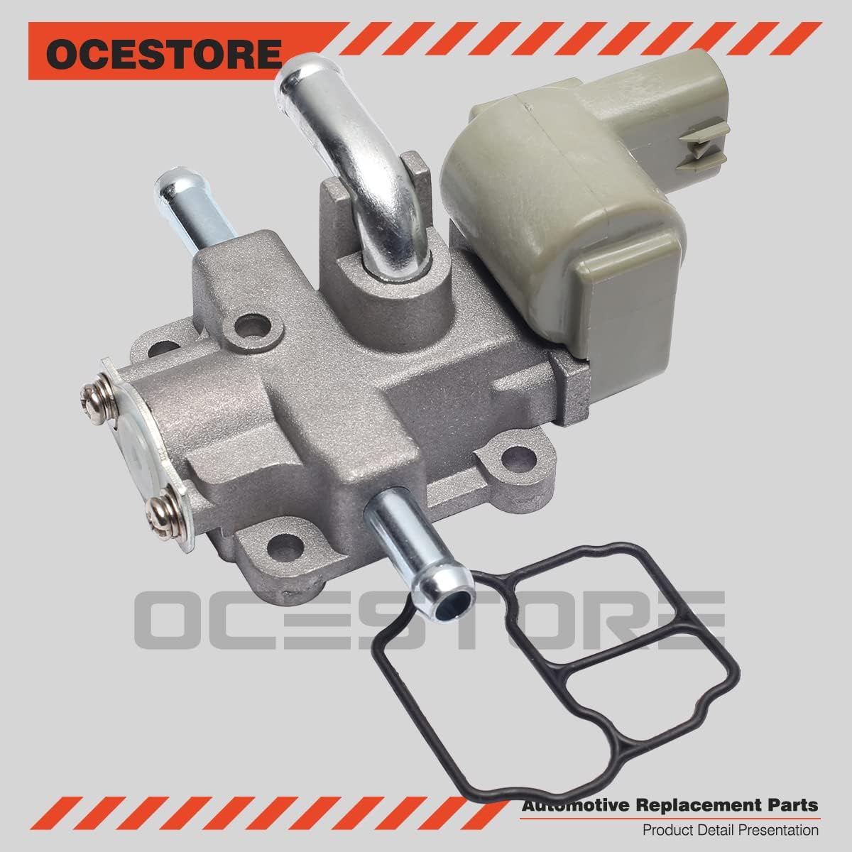 22270-62050 Idle Air Control Valve with Gasket Replacement Compatible with 2000-2003 Tundra, 1997-1998 T100, 1997-2004 Tacoma, 1996-2000 4Runner 3.4L - IACV IAC Valve