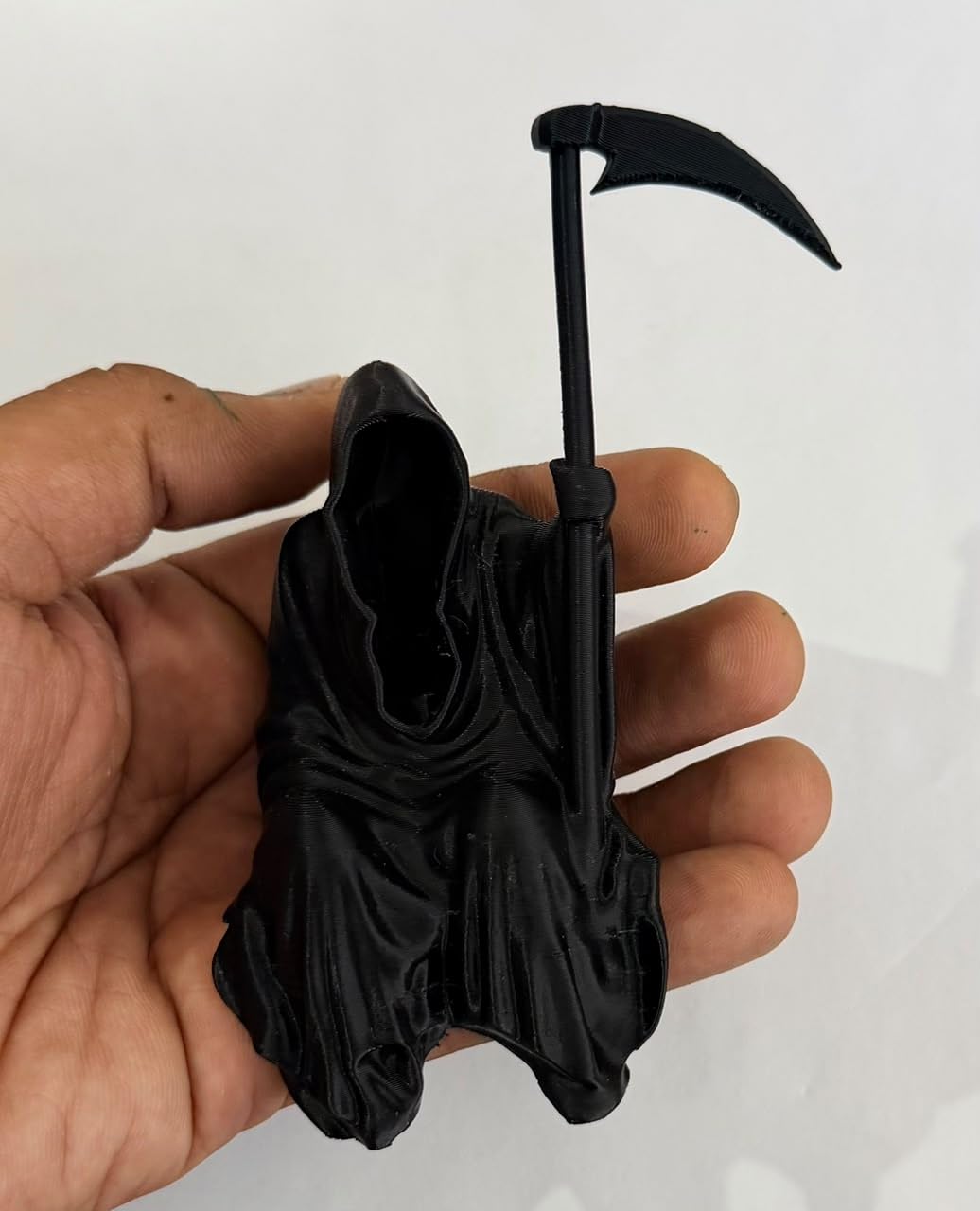 AUTO MT 1Pcs Universal Death Grim Ghost Reaper Miniature Showpiece12.5cm | Gothic Room Decor, Spooky Ghost Statue for Office & Home Decor Car Roof Spoiler Items-picture-28