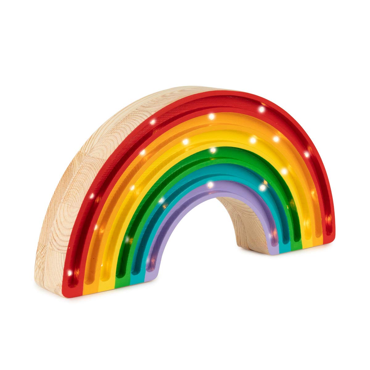 Little Lights Rainbow Lámpara de noche para niños para dormir y jugar con temporizador y regulador de intensidad clásico