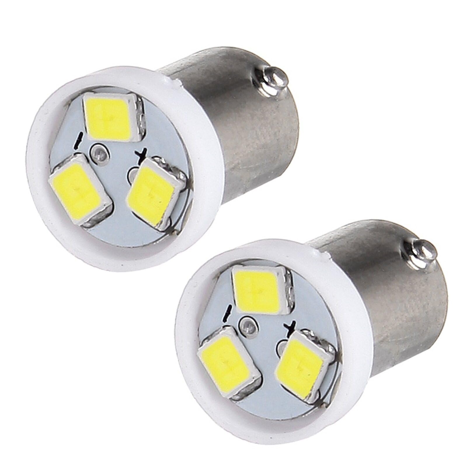 ECCPP 10x Instrument Cluster Dash Panel Lights BA9S-3-2835-SMD-White 1815, 1816, 182, 1889, 1891, 1892, 1893, 1895, 1895A, 1445, 17053, 53, 53X, 57, 216, 293, 363, 3886X, 3893, 6253, 64111, 64113