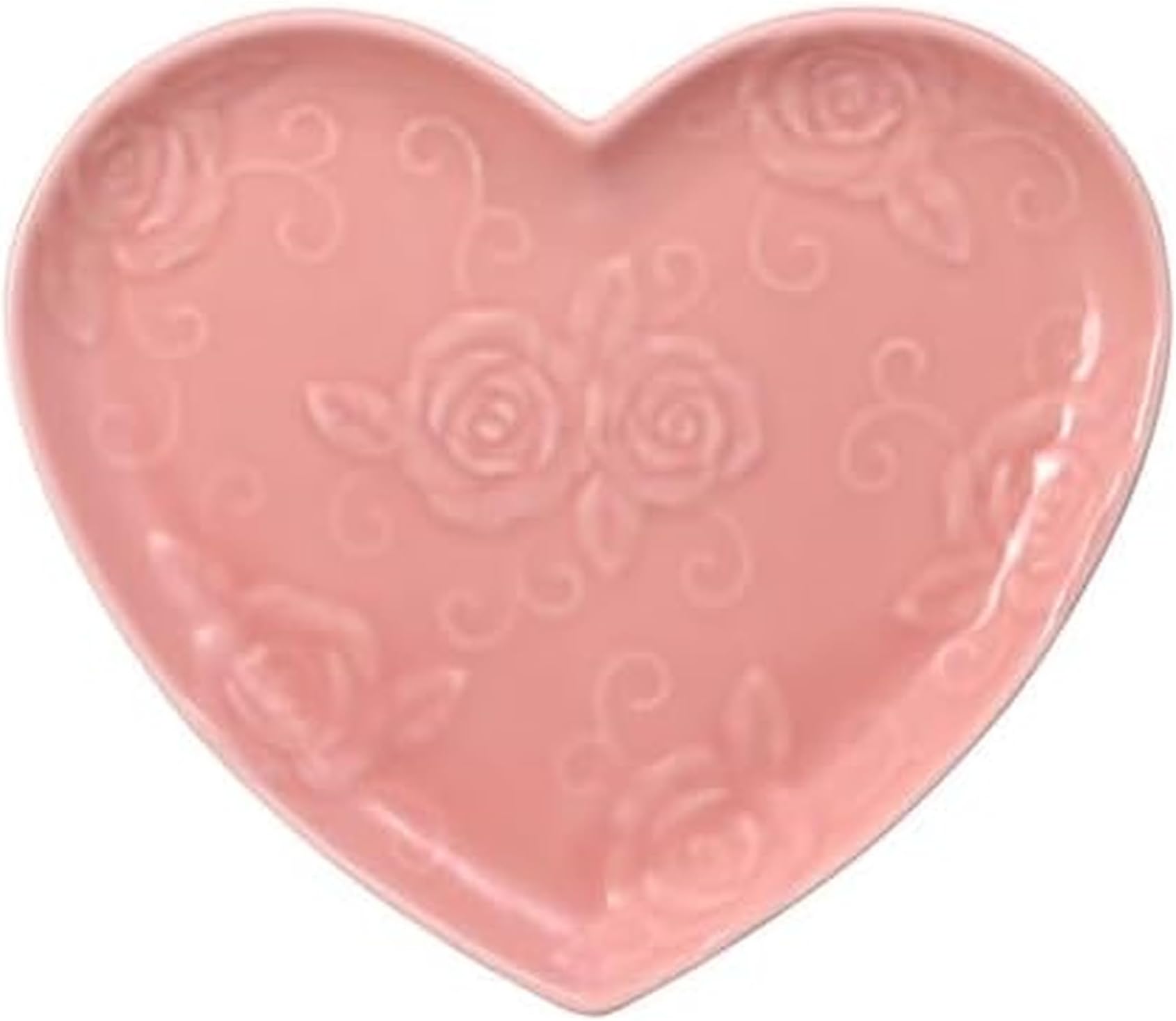 Pfaltzgraff Tearose Heart Salad Dessert Plate, 9" Pink