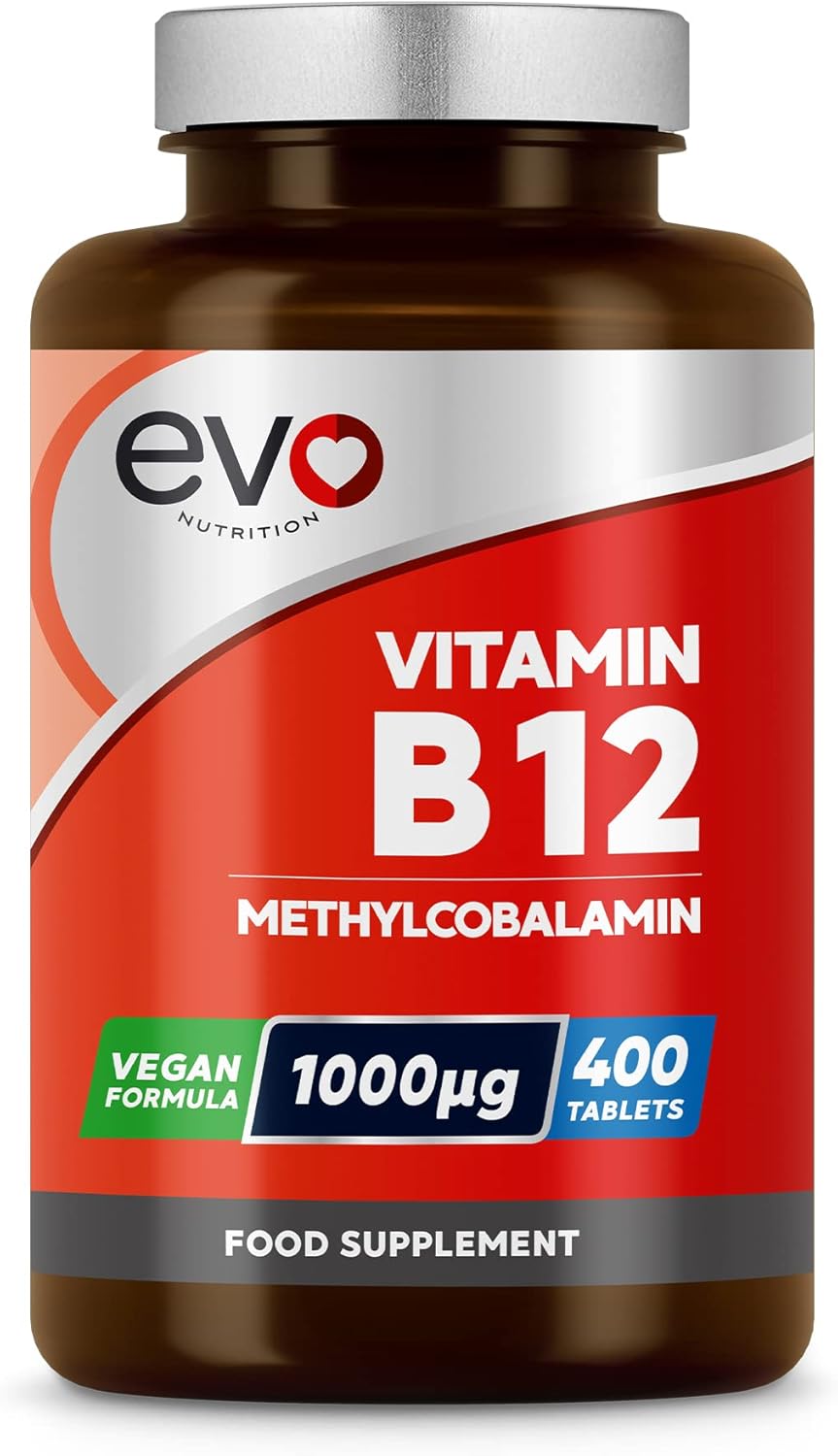 Vitamin B12 1000mcg Methylcobalamin 400 Vegan Tablets Reduction of