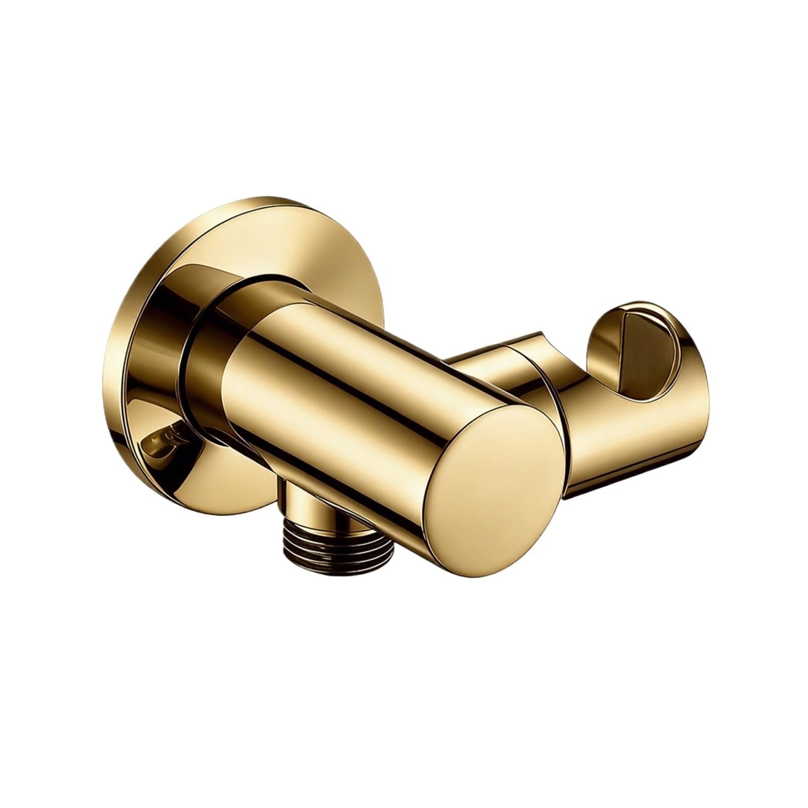 Xfhtycj Polished Gold 1Pcs Gunmetal Solid Brass Hand Shower Holder(Polished Gold)