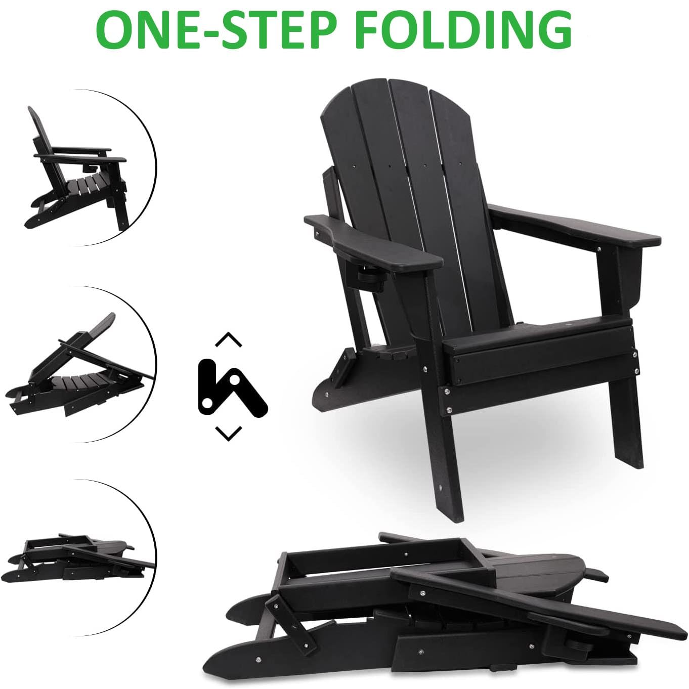 adams black plastic adirondack chairs