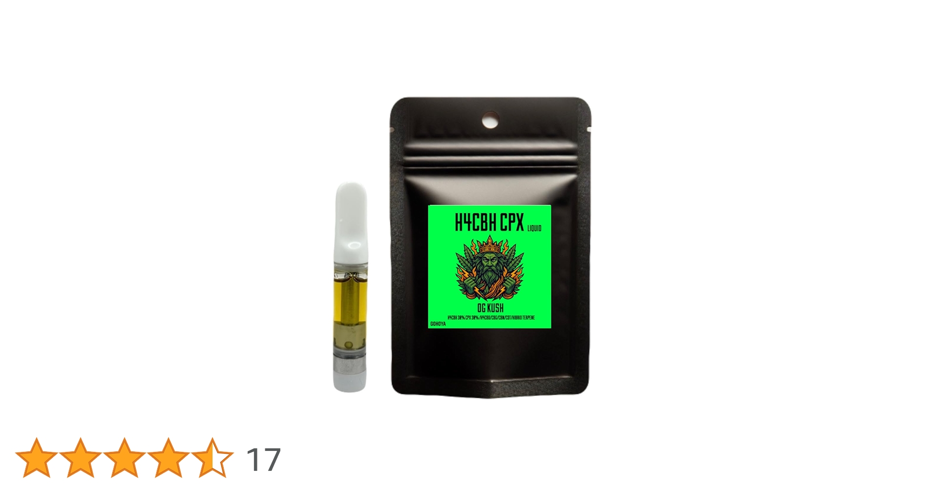 【高濃度】H4CBHリキッド　1ml 510規格　CRDH CBN CPX Amazon | 【GOHOYA】H4CBH CPXリキッド 1ml 510規格 thc free (OG KUSH