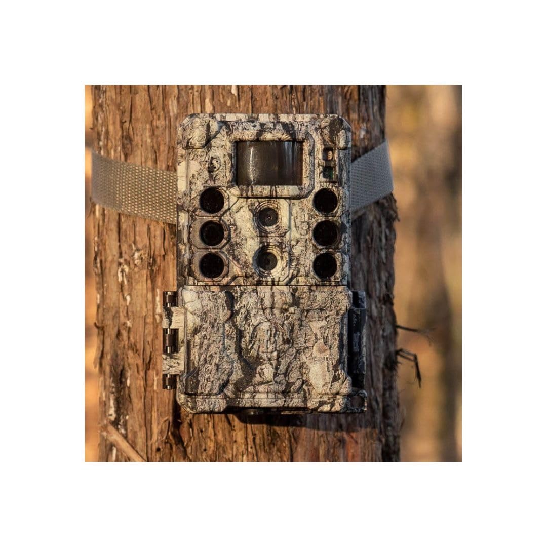 Bushnell Core DS-4K No-Glow Trail Camera, fotocamera da gioco da 32 MP con video 4K e schermo a colori