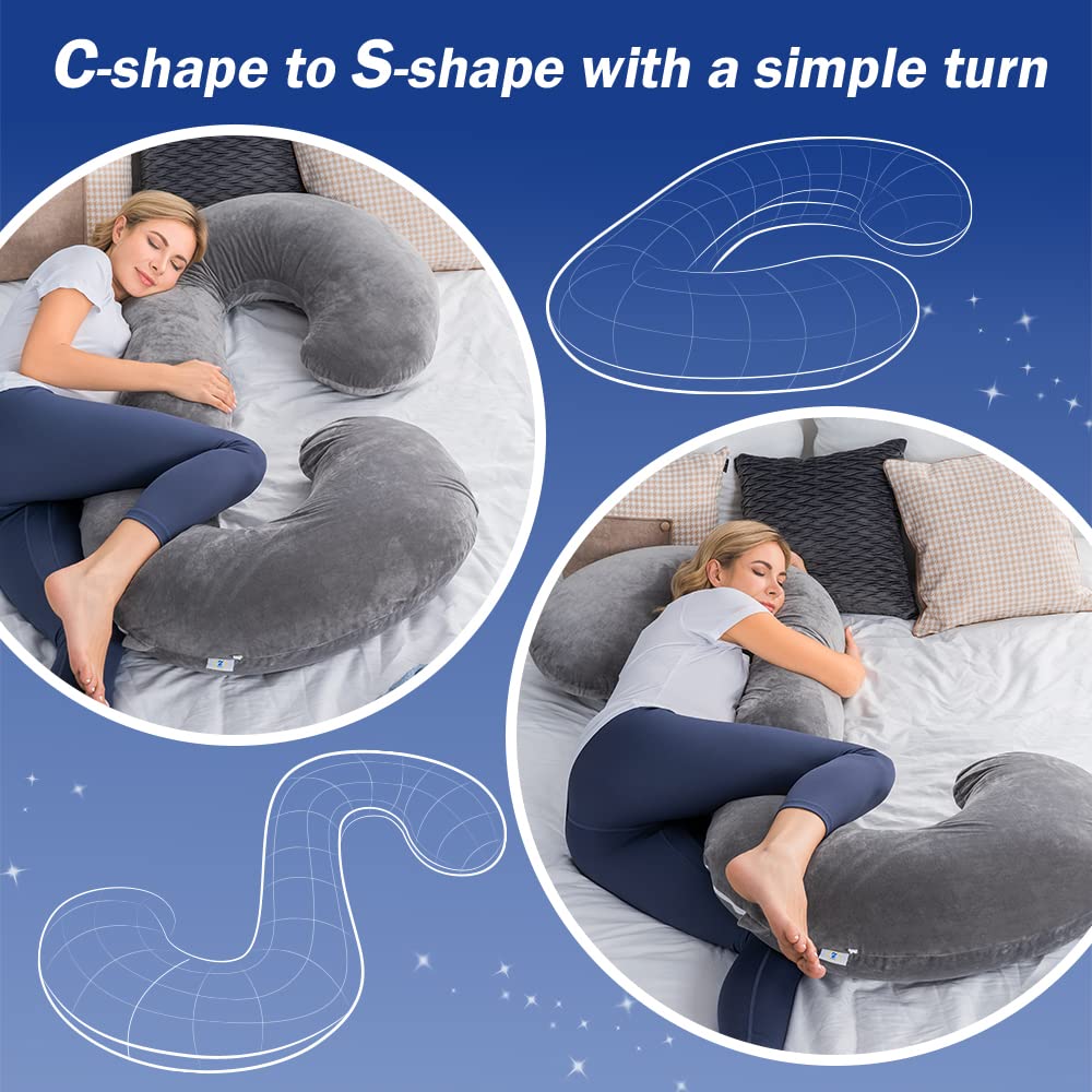 Buy INSEN Pregnancy Pillows,Maternity Body Pillow for Sleeping,C Shaped