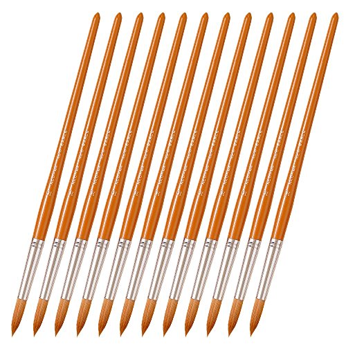 ヴァンゴッホ 水彩画筆 ネオセブロン ラウンド 14号 GNEO-WR#14(12) 12本