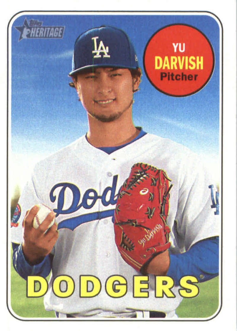 Amazon.com: 2018 Topps Heritage #161 Yu Darvish Los Angeles