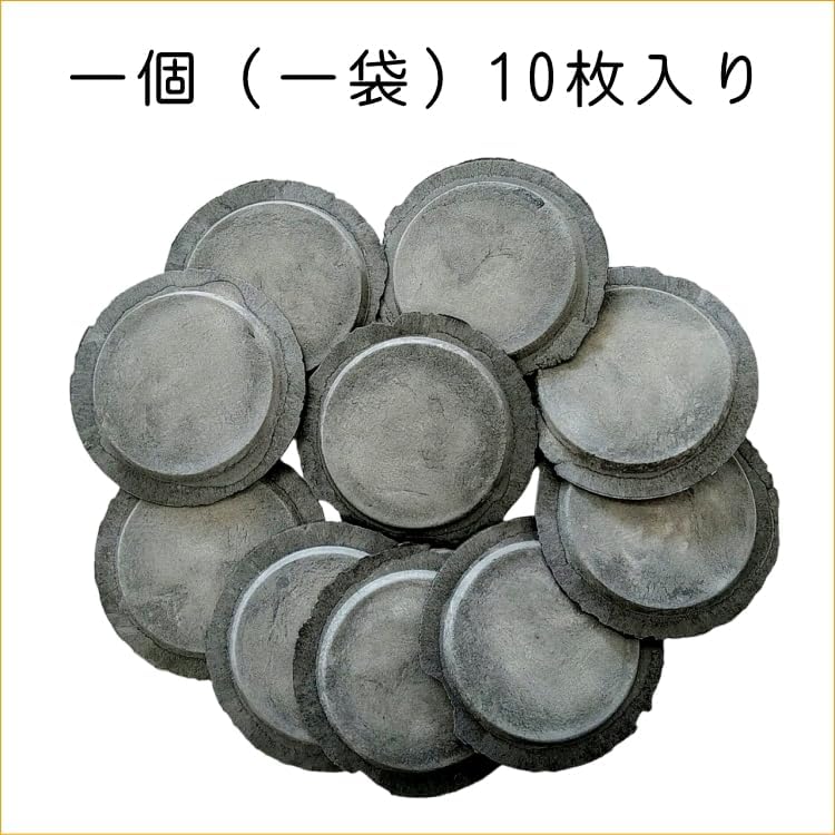 味の海翁堂の厚焼き南部せんべい竹炭(国産孟宗竹の炭)10枚入り１２個セット