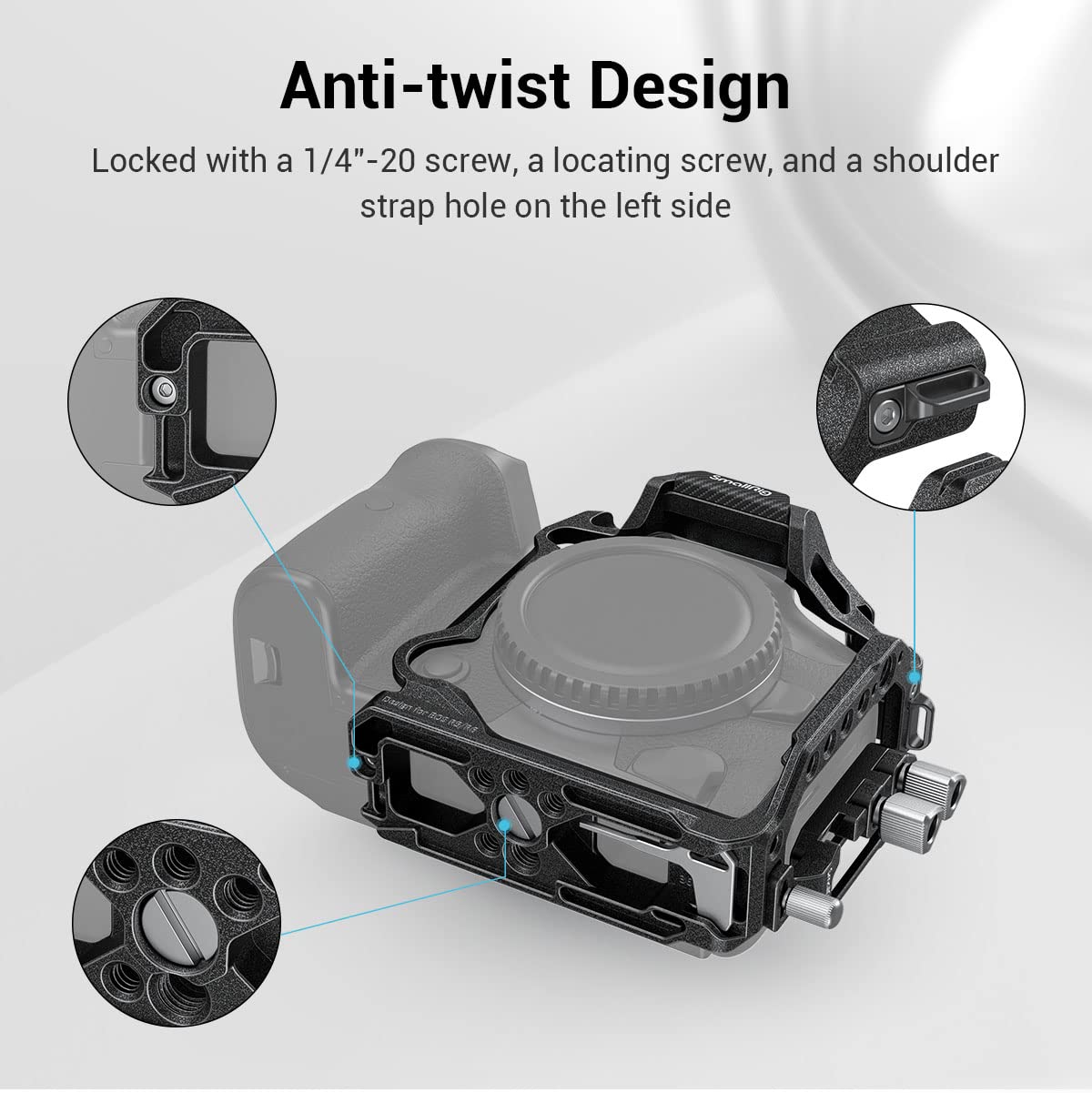 Buy SMALLRIG R5 R5 C R6 Half Cage, Camera Half Cage with Cable