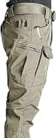 Calça cargo tática com design de vários bolsos, cintura ajustável e durável de secagem rápida para caminhadas ao ar livre