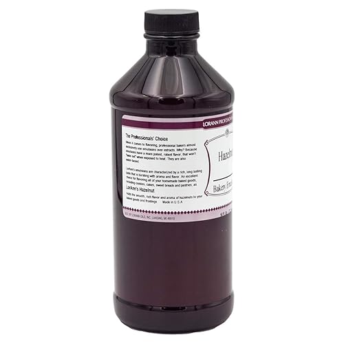 Miniatura 2 de LorAnn. Emulsión de avellana para panadería, botella de 16 onzas.