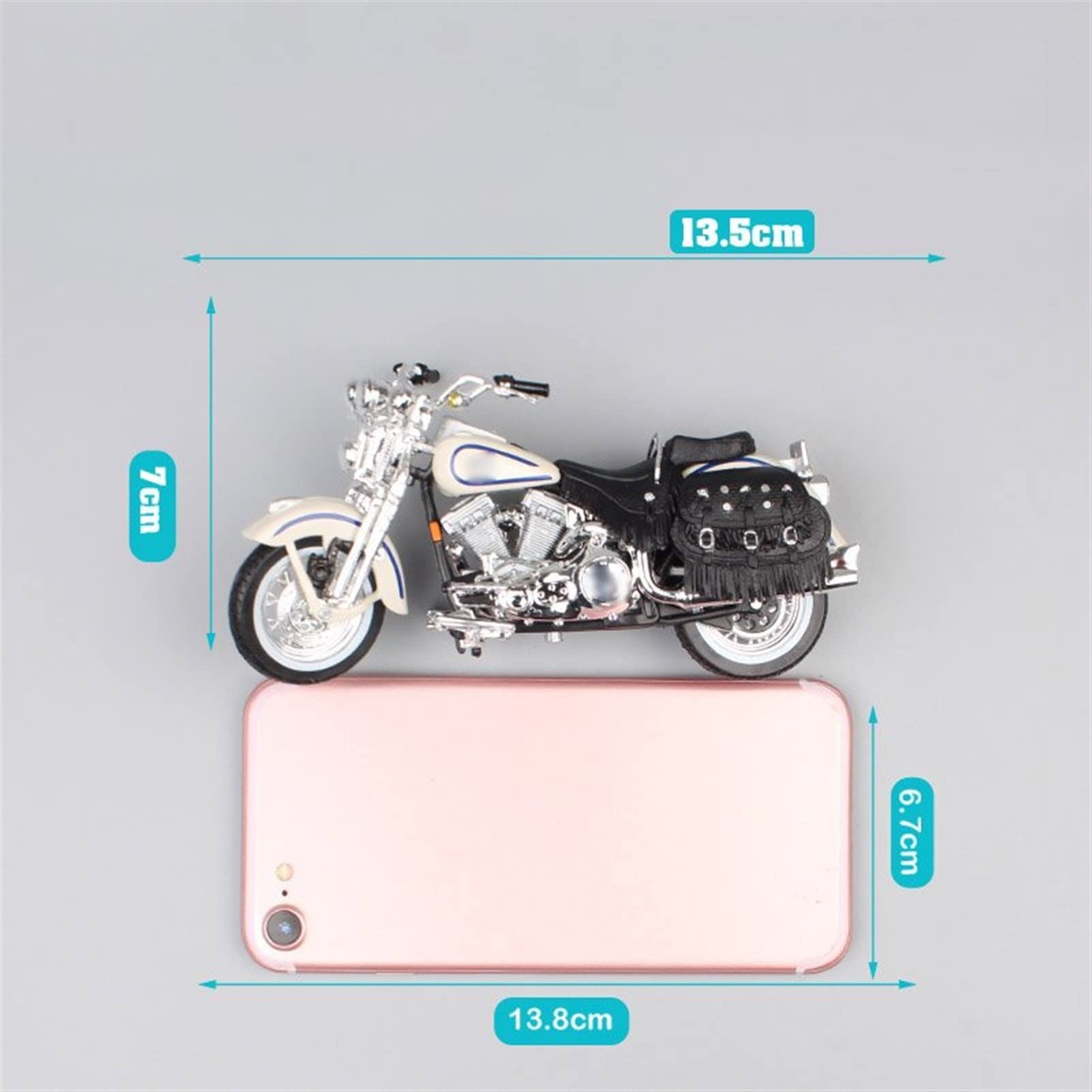 Maßstab 1:18 Retro 1998 Für Harley FLSTS Heritage Springer Old Boy Motorrad Diecasts Spielfahrzeuge Modell Spielzeugauto Erwachsene Favoriten