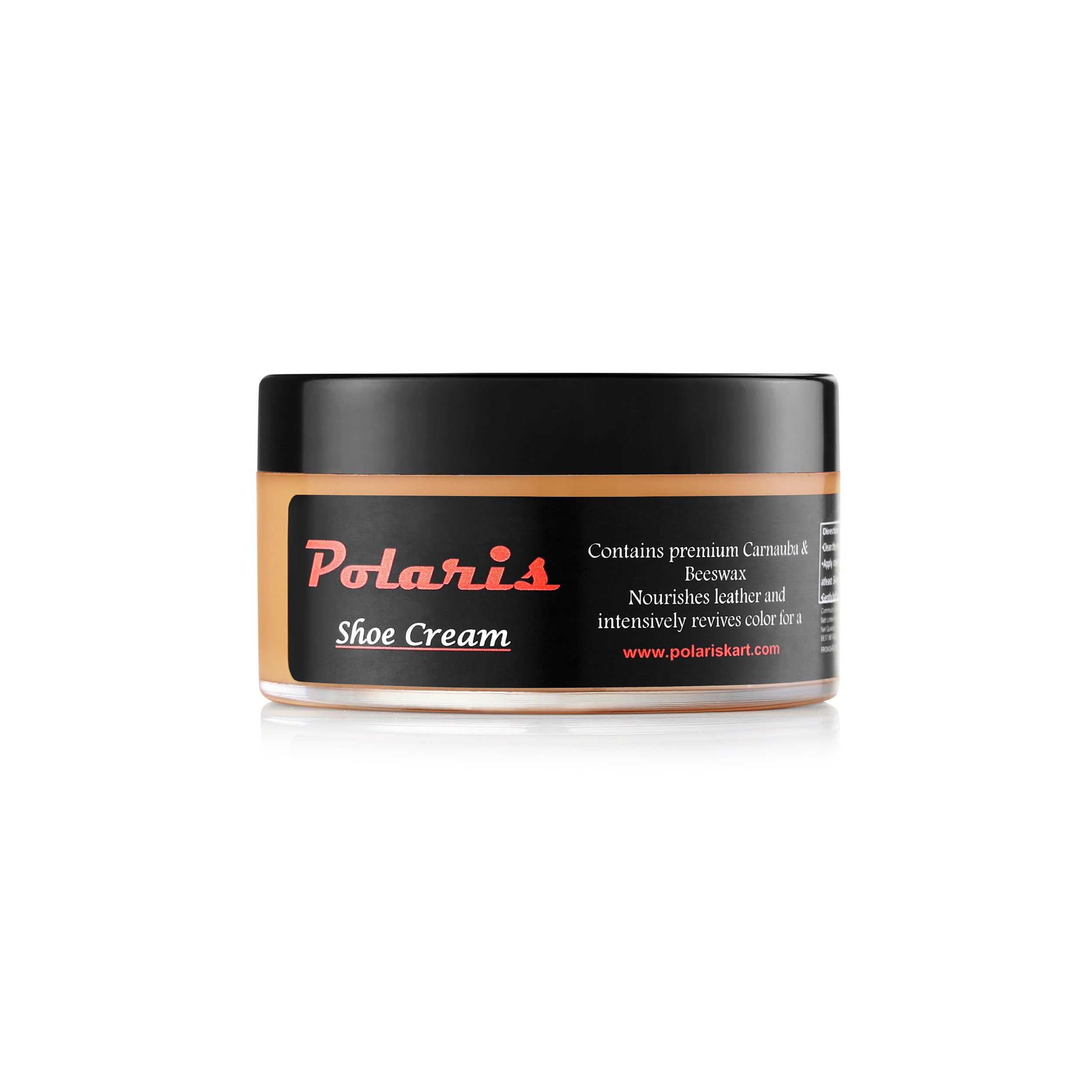 polaris Shoe Cream Tan 60gm | Premium Leather Shoe Polish & Shoe Shine Cream | Long Lasting Leather Conditioner Shoes & Shoe Color Restorer for Formal Shoes, Boots, Bags & Belts 3